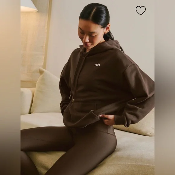 ALO Yoga NWT Accolade Hoodie Expresso Color Size XXS
